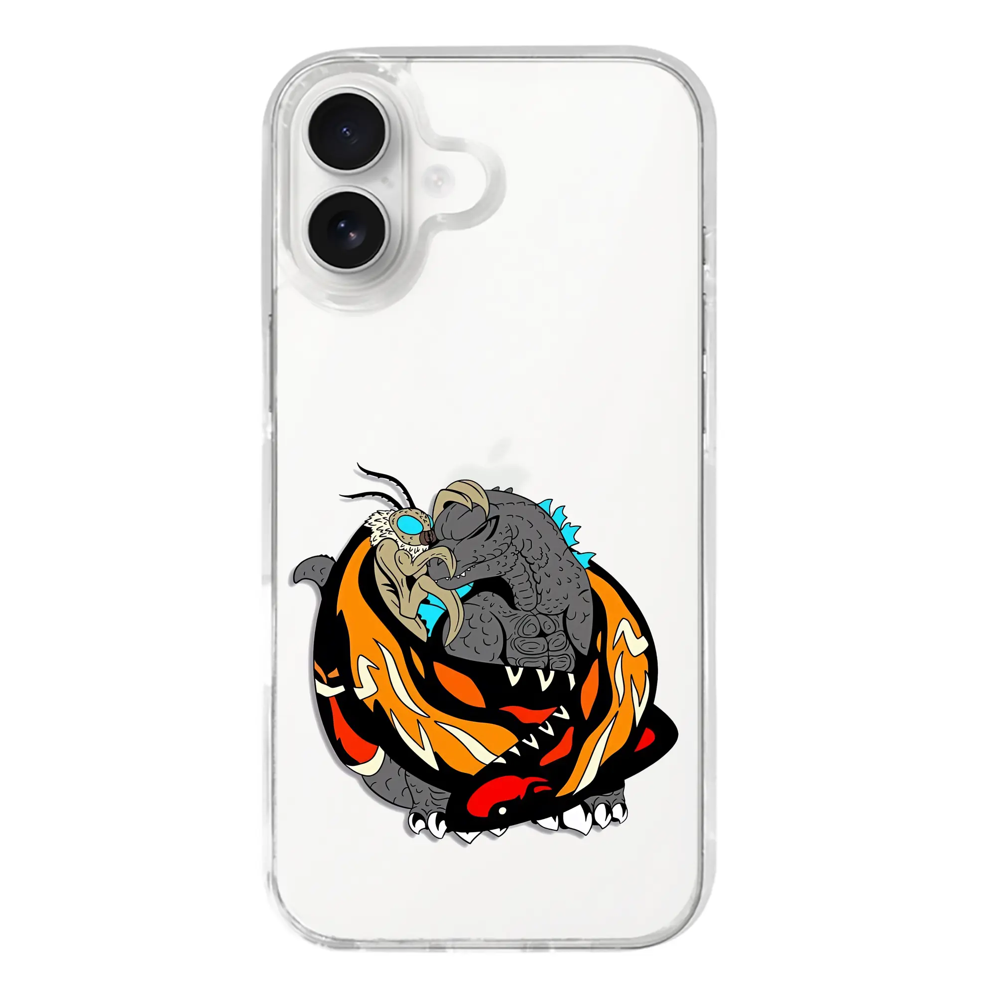 ゴジラ グッズ,モスラ - iPhone 17シリーズ 透明スマホケース – 薄型・耐衝撃・精密フィット保護カバー